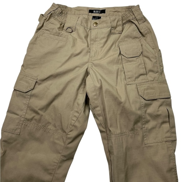 5.11 Tactical Women's Tactical Pro Pants Regular Fit Size 6 Khaki Cargo - Picture 3 of 12